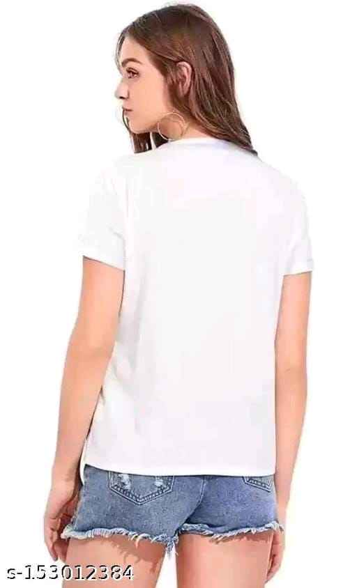 Stitch vastra Casual Printed Womens Tshirt