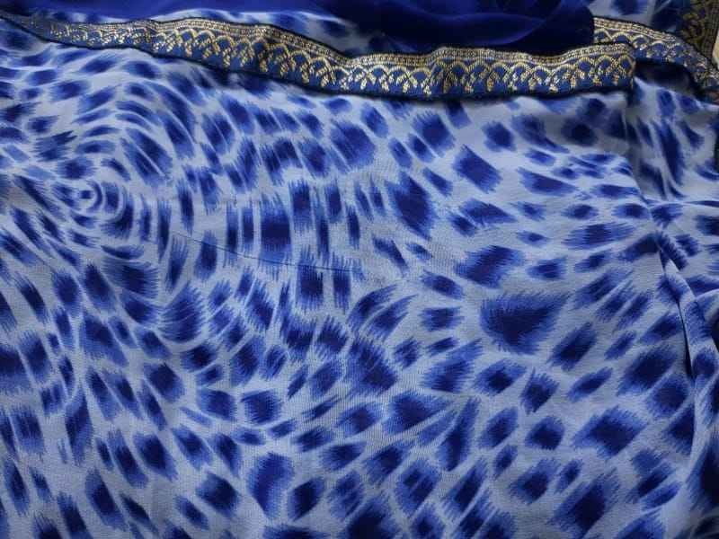 Tiger Print Saree