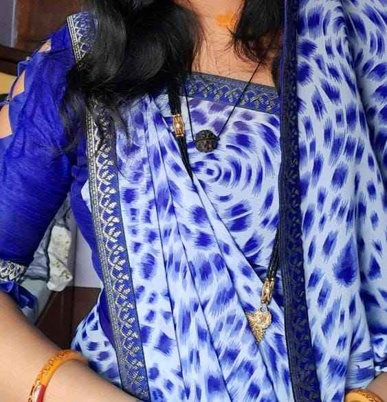 Tiger Print Saree