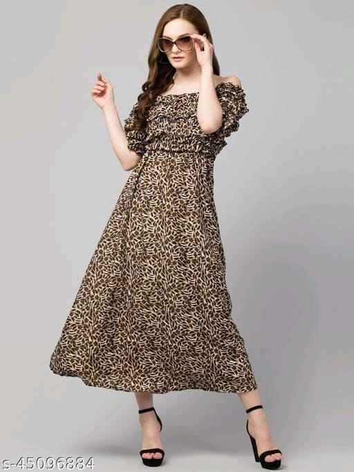 Tiger Print Women Dresses