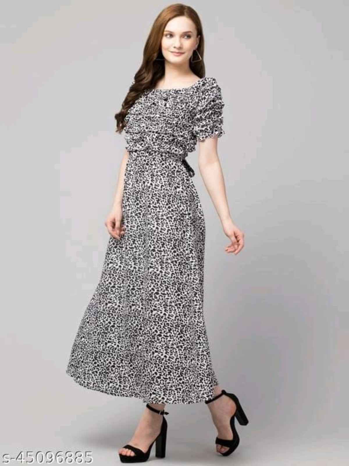 Tiger Print Women Dresses