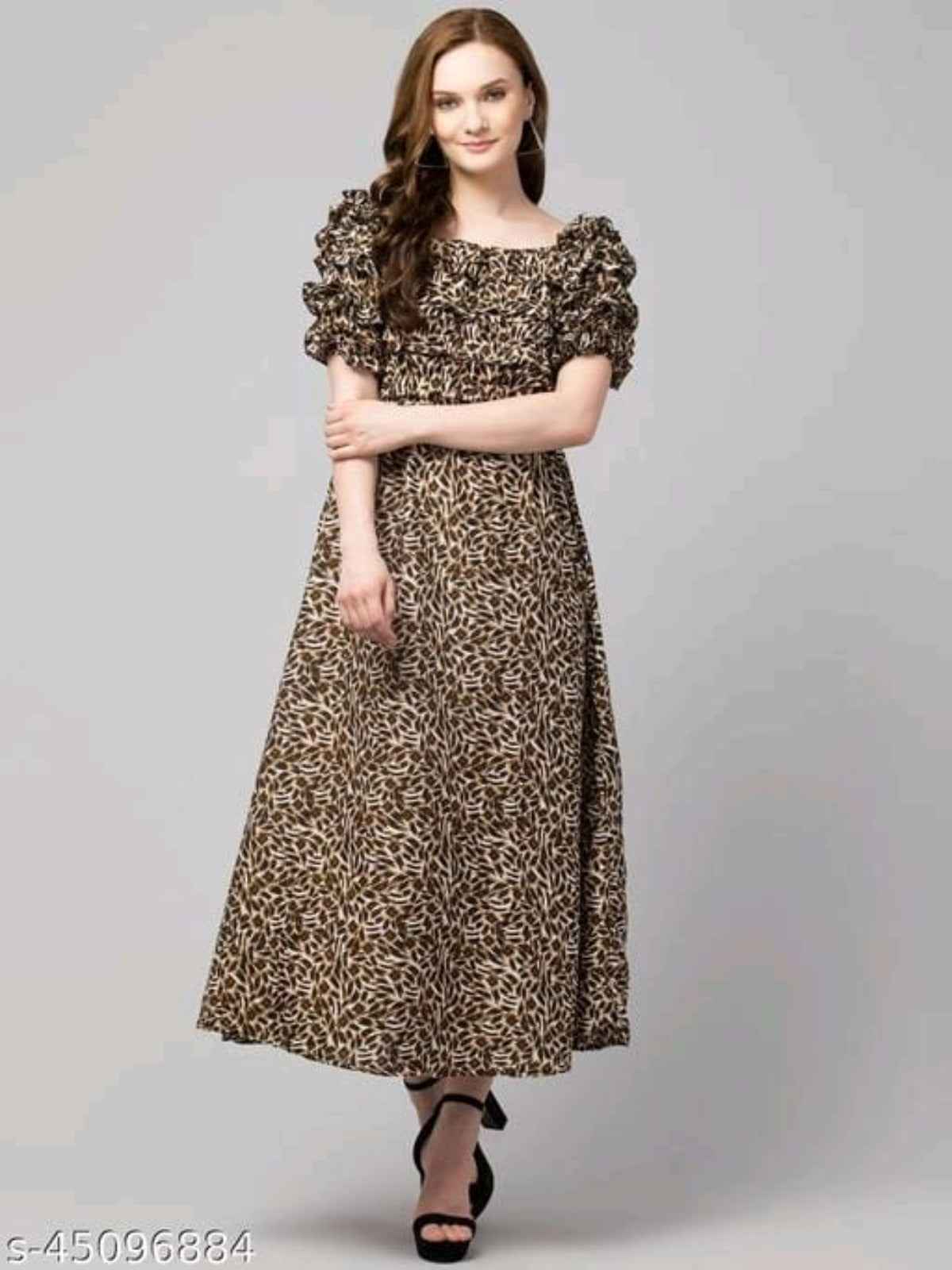Tiger Print Women Dresses