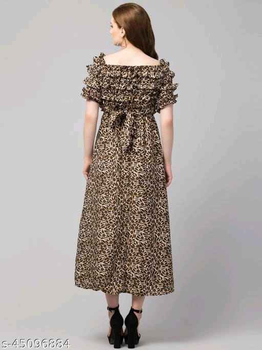 Tiger Print Women Dresses