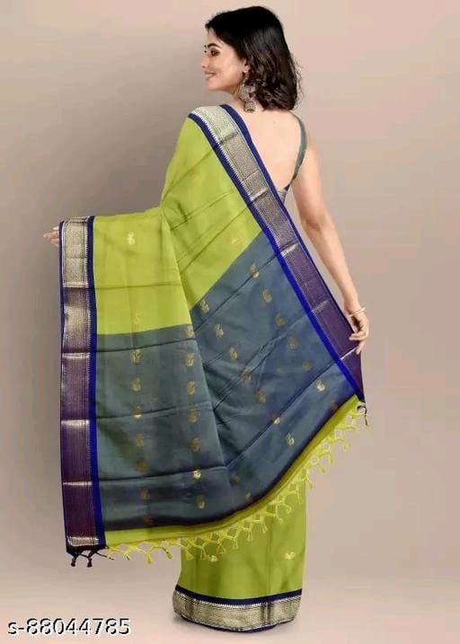 Traditional Paithani Silk Sarees With Contrast Blouse Piece - OrderMeFirst