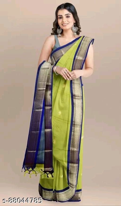Traditional Paithani Silk Sarees With Contrast Blouse Piece - OrderMeFirst
