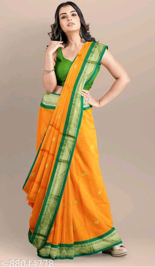 Traditional Paithani Silk Sarees With Contrast Blouse Piece - OrderMeFirst