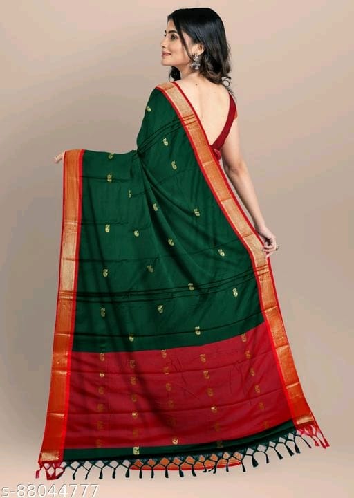 Traditional Paithani Silk Sarees With Contrast Blouse Piece - OrderMeFirst
