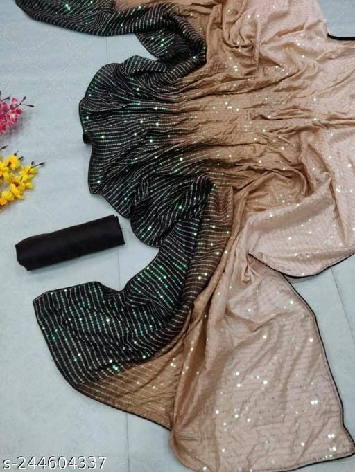 Trending Bollywood Style Sequence Work Saree - OrderMeFirst