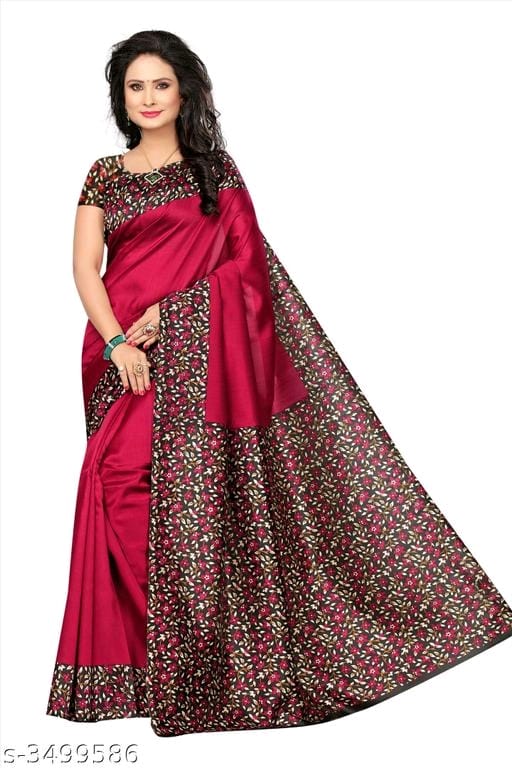 Trendy Art Silk Women's Sarees OrderMeFirst