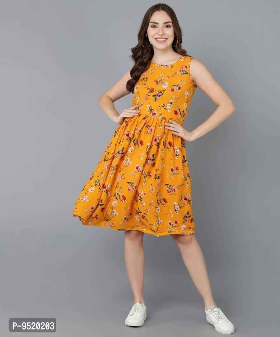 Trendy Crepe Dresses