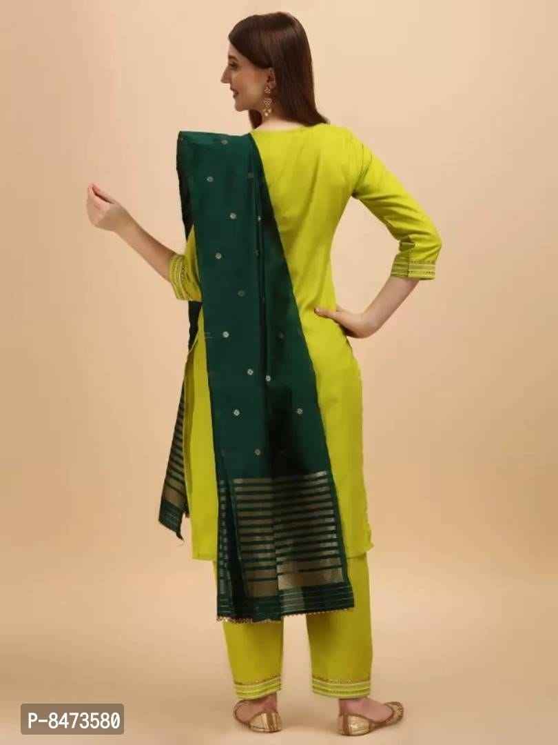 Trendy Kurta Pant Dupatta Set for Women