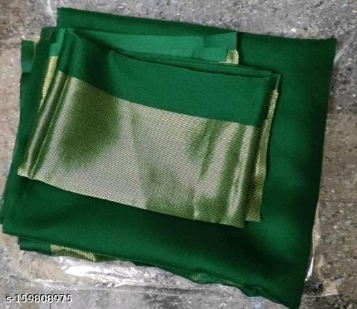 Two-Tone Chiffon Saree With Blouse - OrderMeFirst