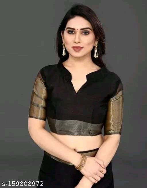 Two-Tone Chiffon Saree With Blouse - OrderMeFirst
