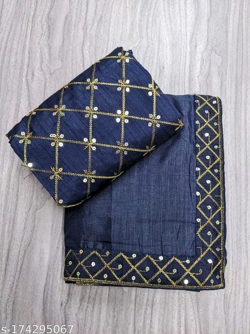 Vichitra Silk Wine Saree - OrderMeFirst