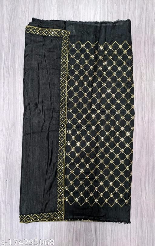 Vichitra Silk Wine Saree - OrderMeFirst