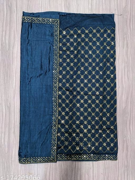 Vichitra Silk Wine Saree - OrderMeFirst