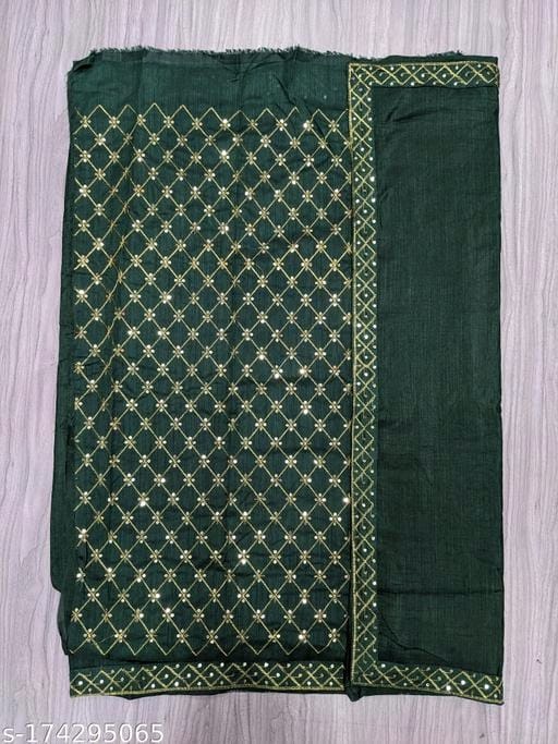 Vichitra Silk Wine Saree - OrderMeFirst