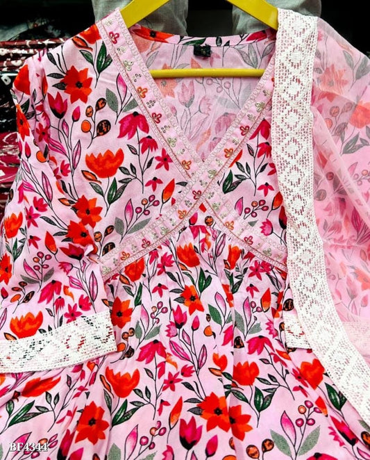 Aliya Cut Kurti Pant With Dupatta - OrderMeFirst