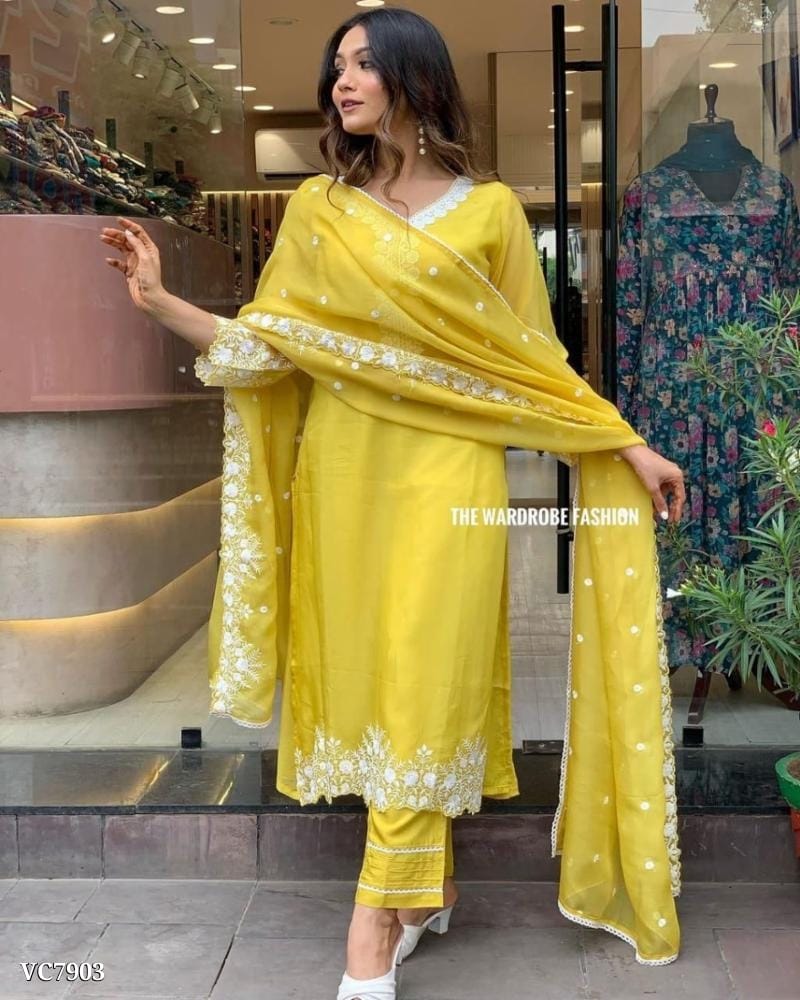 Beautiful Cotton Kurti Set