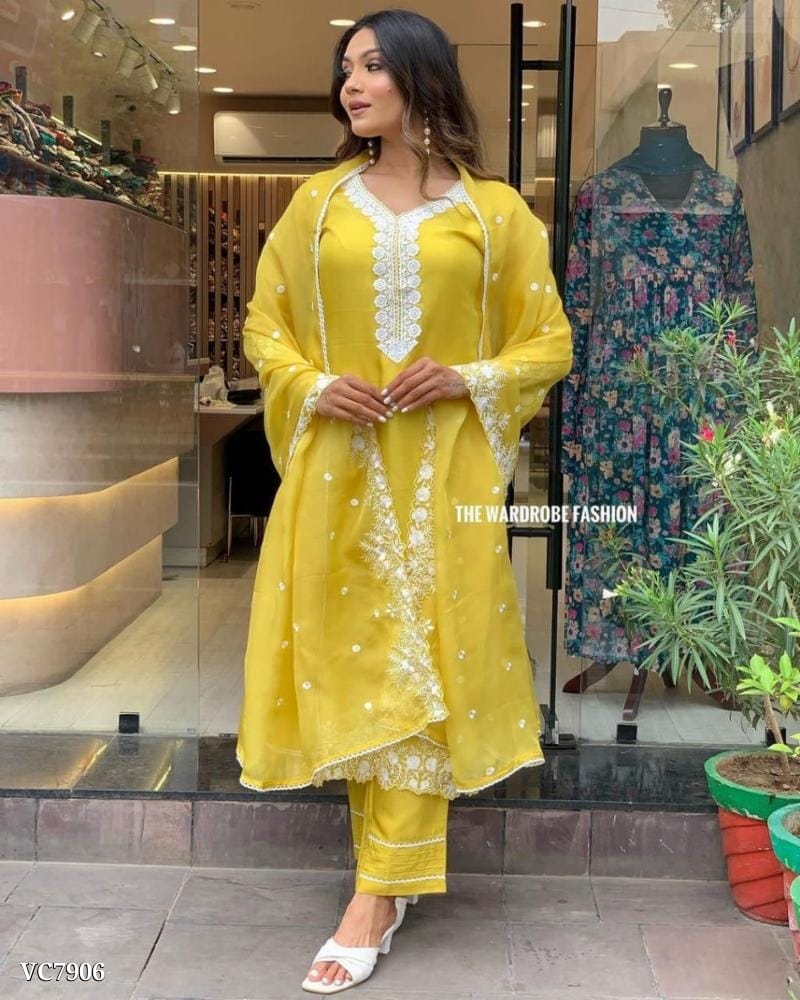 Beautiful Cotton Kurti Set