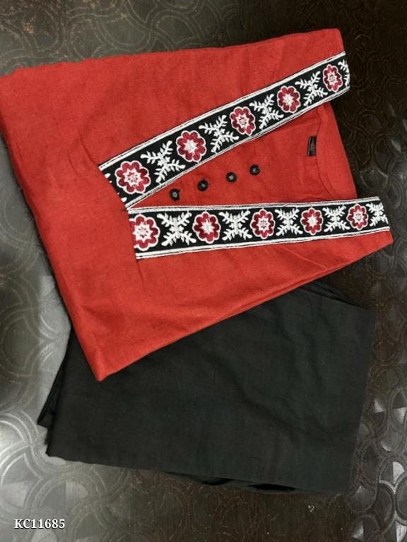 Straight Cotton Kurti Pant Set - OrderMeFirst