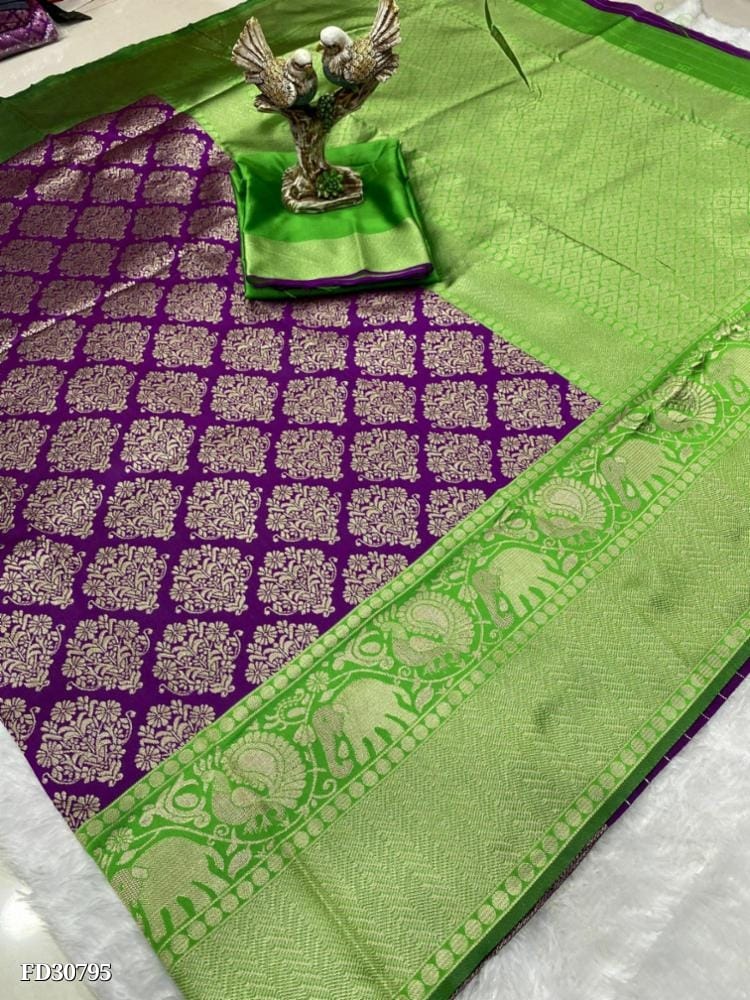 Indian Weddings Lichi Saree - OrderMeFirst