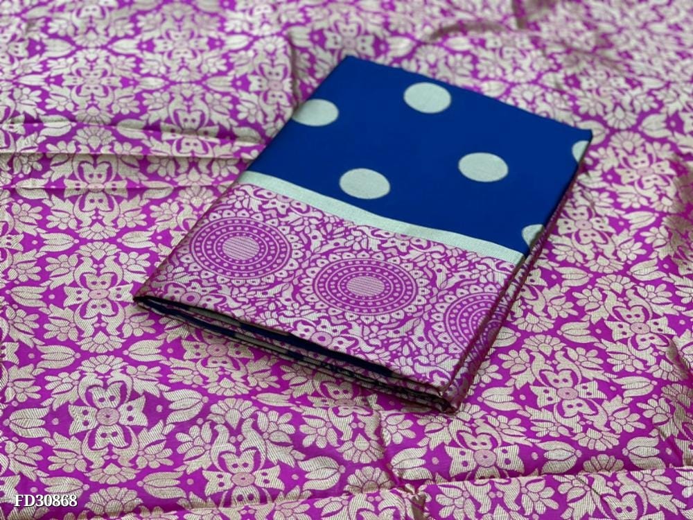 Elegant Soft Lichi Silk Saree - OrderMeFirst