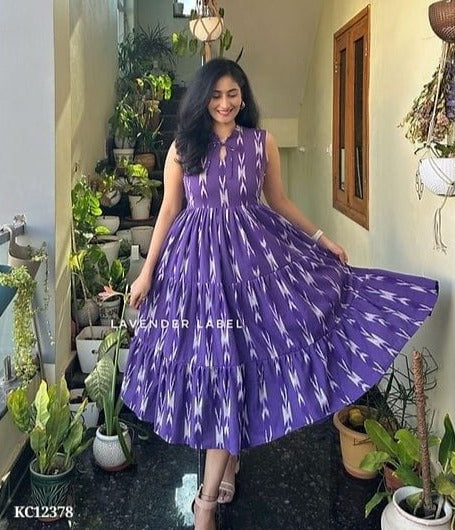 Beautiful Cotton Midi Dress - OrderMeFirst