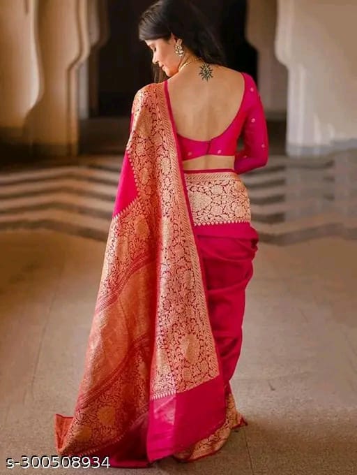 BestSeller Banarasi Soft Silk Saree - OrderMeFirst