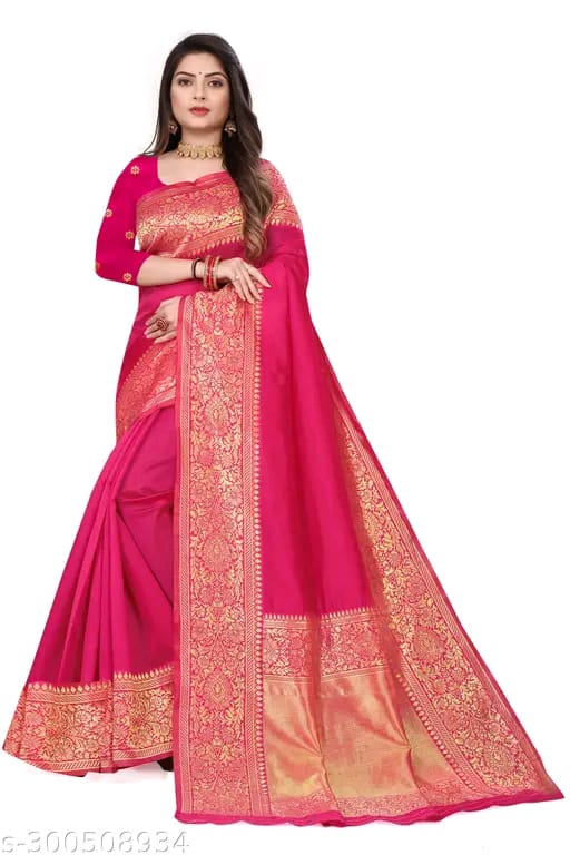 BestSeller Banarasi Soft Silk Saree - OrderMeFirst