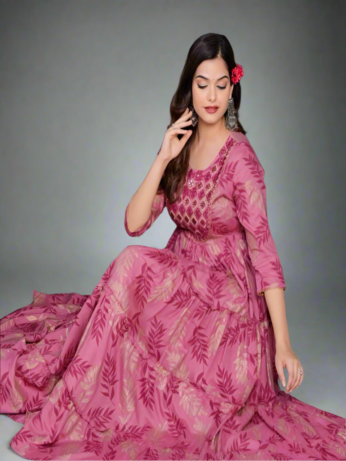 Long Fancy Gown for Women