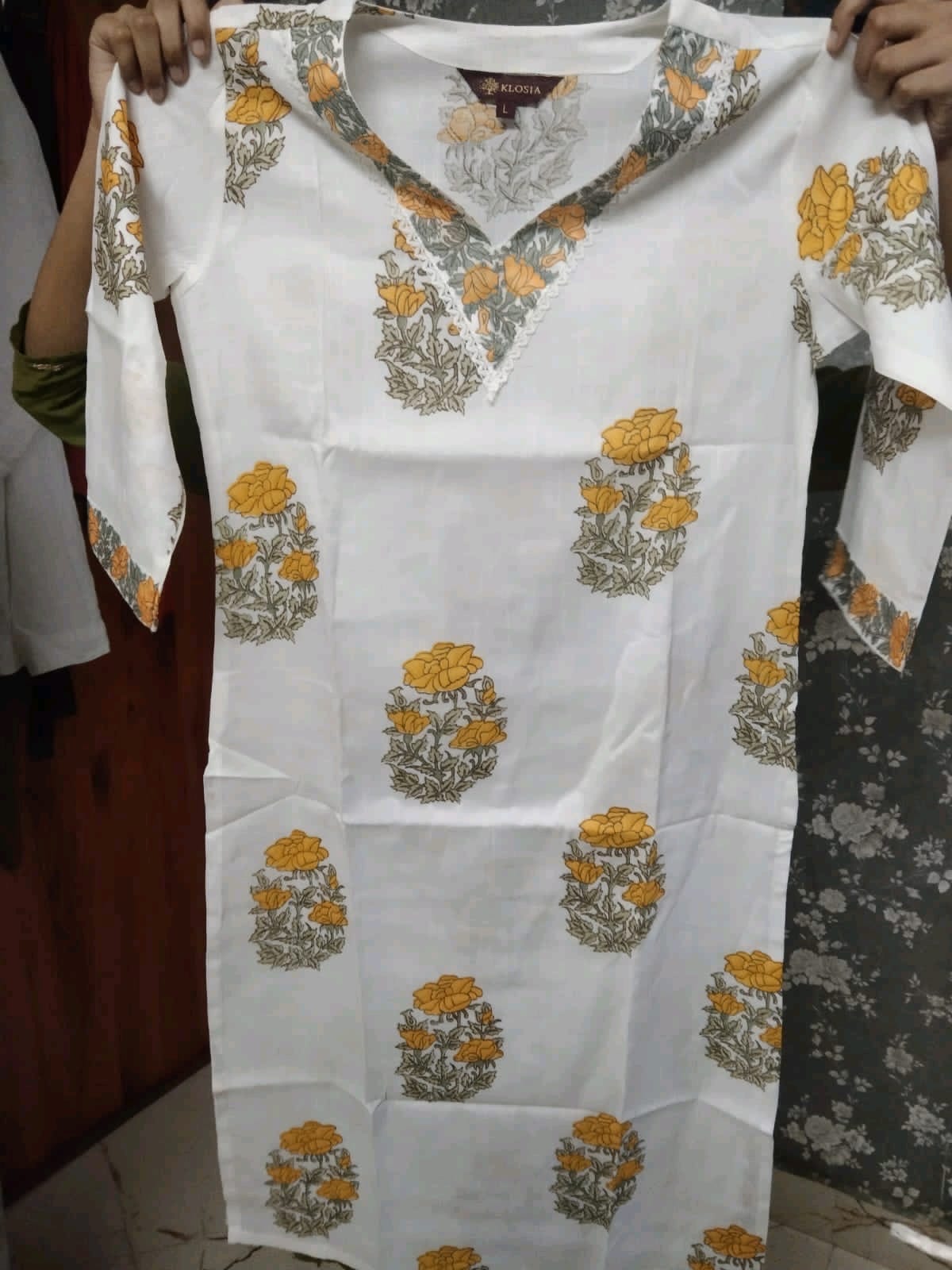 Women Block Printed kurta and pant set with Dupatta OrderMeFirst