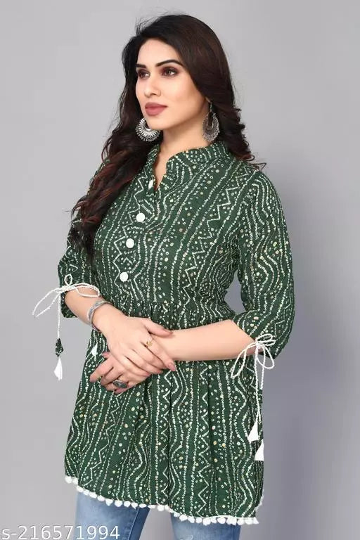 Women Cotton Printed Wear Top - OrderMeFirst