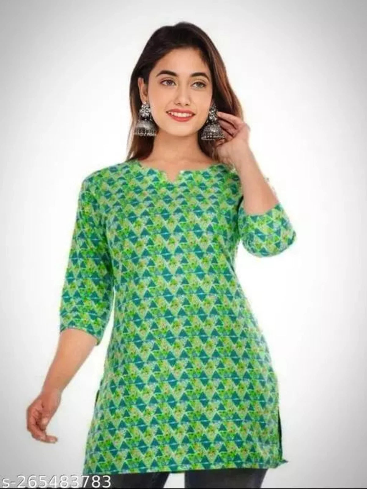 Women Stylish New Printed Tops Tunics - OrderMeFirst