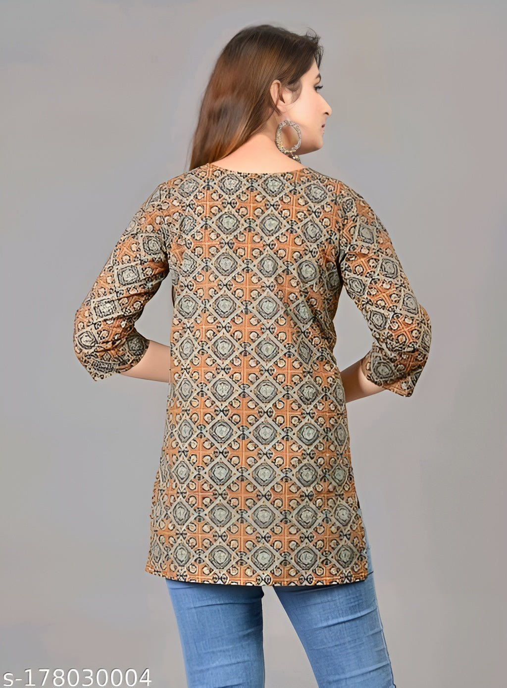 Women's Cotton printed short Kurti - OrderMeFirst