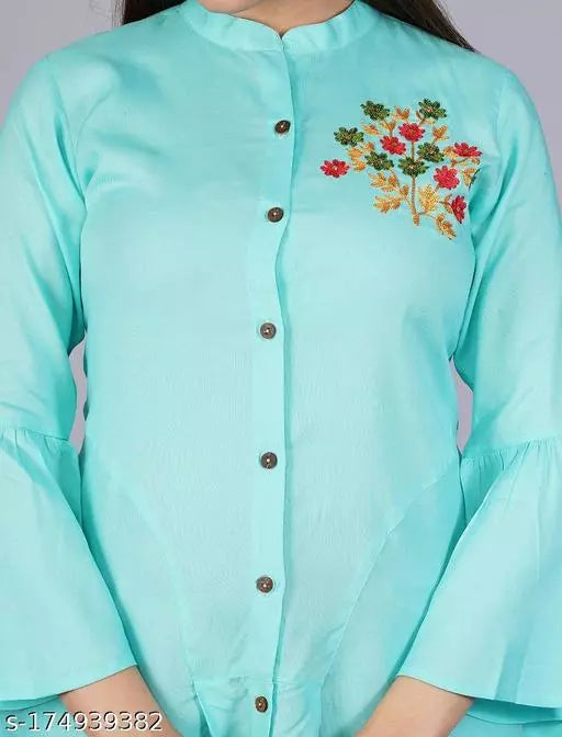 Womens Rayon Embroidery Top - OrderMeFirst