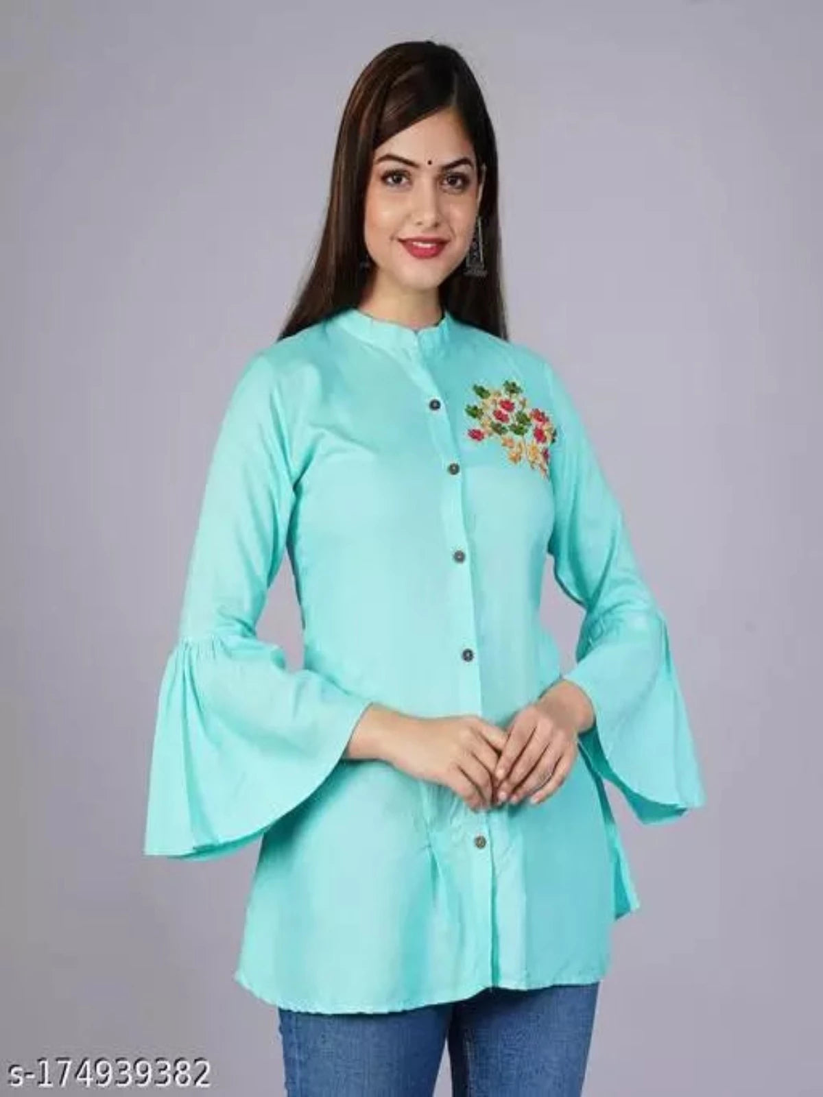 Womens Rayon Embroidery Top - OrderMeFirst