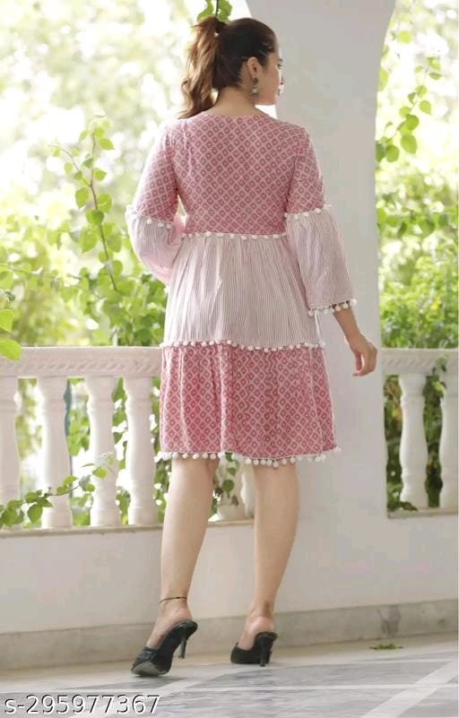 New Pink Long Top For Girls - OrderMeFirst