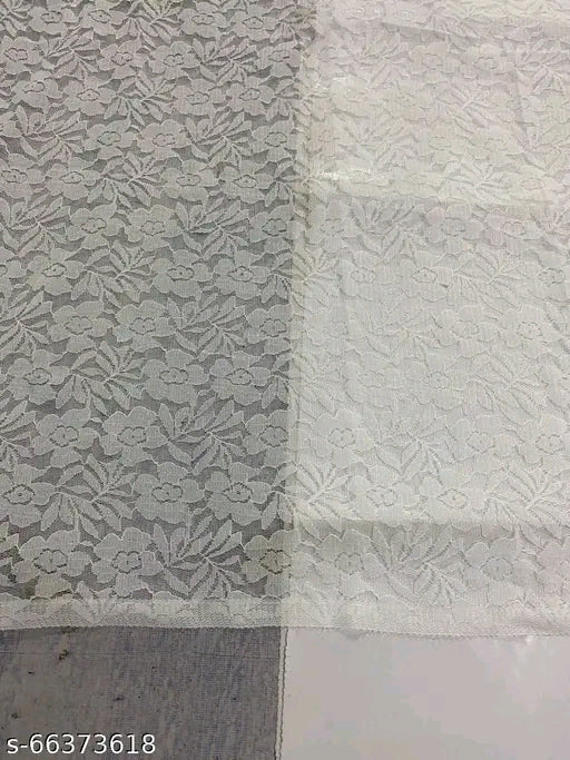 Chikankari Net White Saree - OrderMeFirst