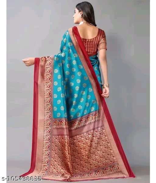 Mysore Art Silk Printed Sarees - OrderMeFirst