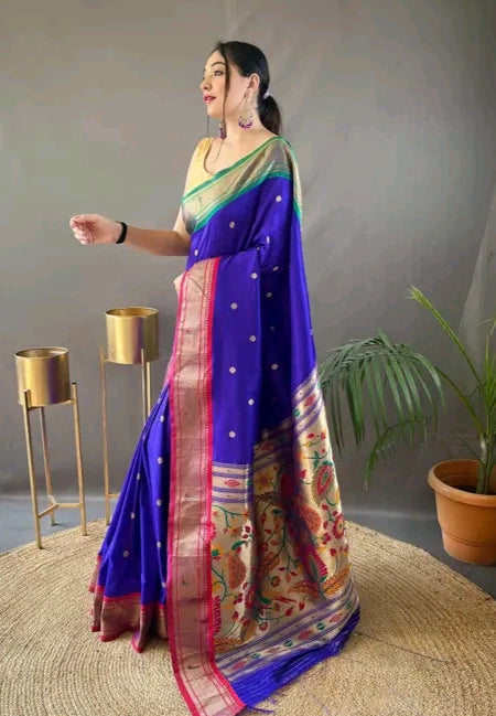Pure Paithani Silk Saree