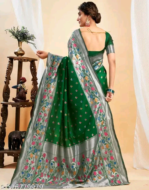 Blissful Paithani Silk Saree