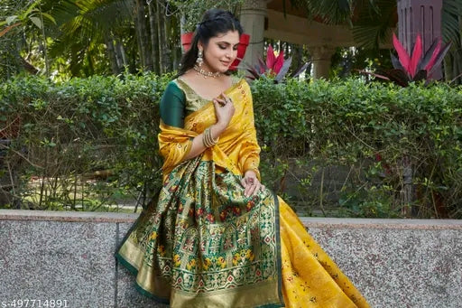 Cotton Silk Jacquard Saree - OrderMeFirst