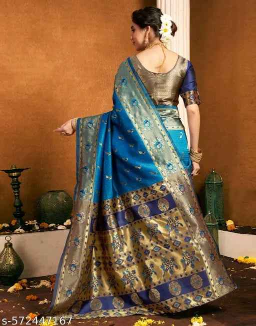 Firozi Paithani Saree 1