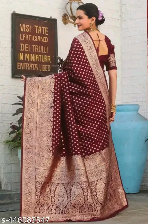 Pure Kanjivaram Silk Blend Saree - OrderMeFirst