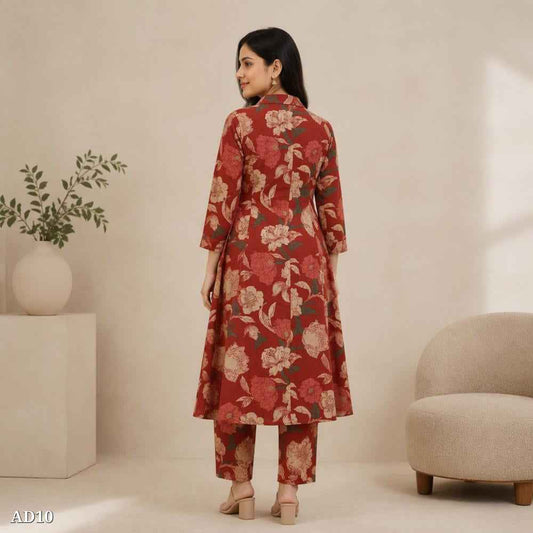 Floral Printed Kurta Pant