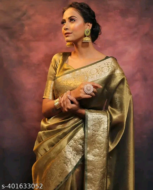 Tissue Silk Saree - OrderMeFirst