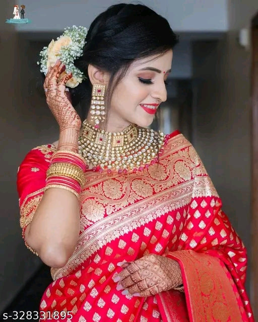 Designer Banarasi Silk Saree - OrderMeFirst