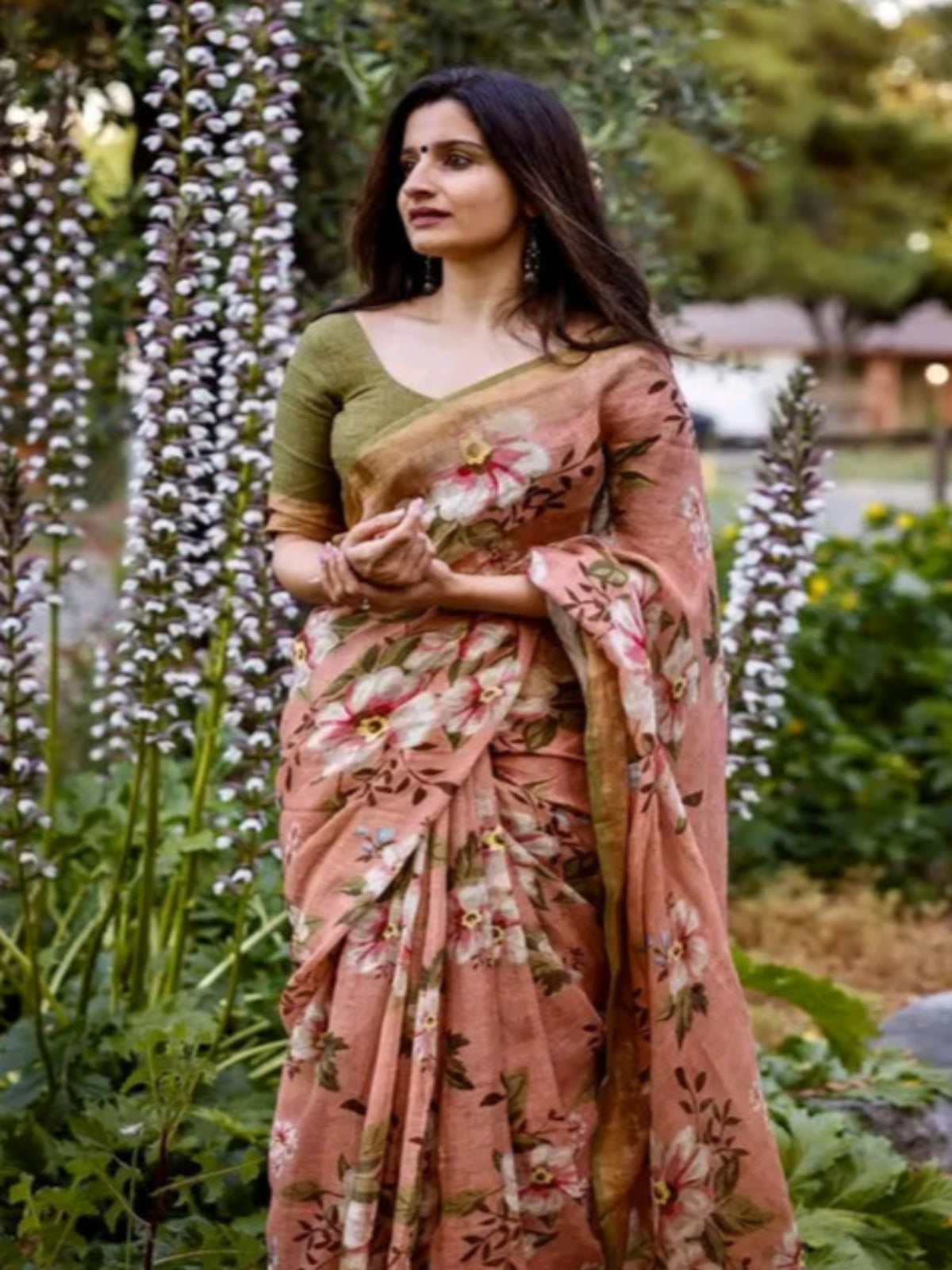 Printed Attractive Sarees