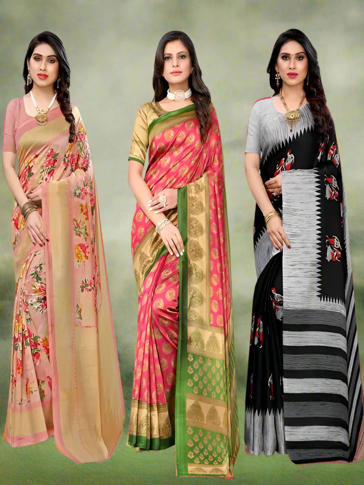 Buy 2 Get 1 Silk Grace Sarees